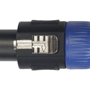Conector Speakon macho. 4 huecos para tornillos de instalación. Pack de 2 unidades