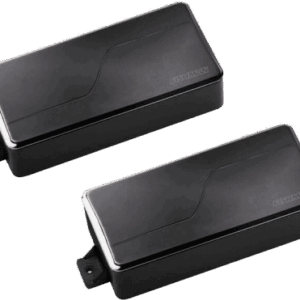 Set DE 2 PASTILLAS HUMBUCKER FLUENCES 7 St. - Modern Black Nickel