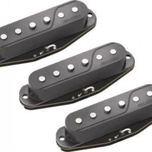 Set DE 3 PASTILLAS SIMPLE STRAT - Negra