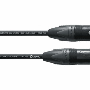 Cable DMX XLR de 3 pines de 50 cm