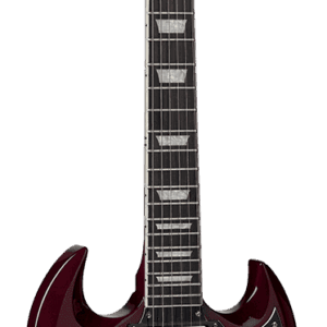 GUITARRA ELÉCTRICA EKO SG DV10 - Transparent Red