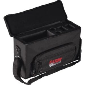 FUNDA SEMIRÍGIDA - SISTEMA HF + 2 MICROFÓNOS