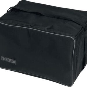 Funda negra para cajón acústico. Conferido con poliéster de alta calidad y espuma de alta densidad 