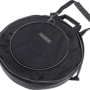 Funda para platos de batería. Tiene 5 compartimentos divididos en su interior
