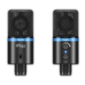 Micrófono de condensador para estudio de alta definición para iPhone, iPod touch, iPad,  Mac y Andr