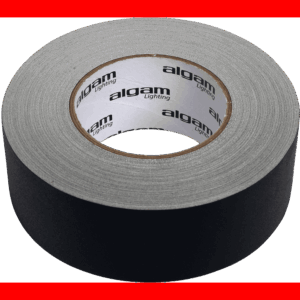 ROLLO DE CINTA ADHESIVA NEGRA MATE DE 50 METROS