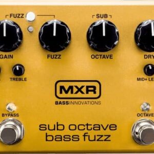 PEDAL MXR® FX BAJO - SUB OCATAVE FUZZSub Octave Bass Fuzz