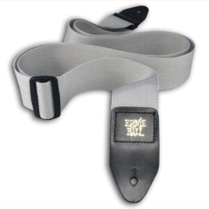 CORREA GUIT/ BAJO POLYPRO - GRIS