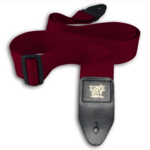CORREA GUIT/ BAJO POLYPRO - BURGUNDY