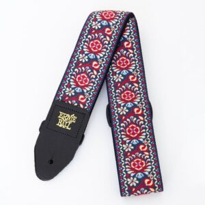 CORREA GUIT/ BAJO JACQUARD POLYPRO - "ROYAL BLOOM"