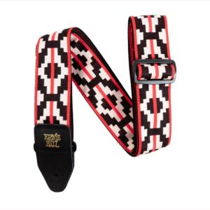 CORREA GUIT/ BAJO JACQUARD -RISTRA RED