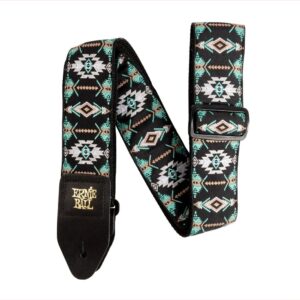 CORREA GUIT/ BAJO JACQUARD - SOUTHWESTERN TURQUOISE