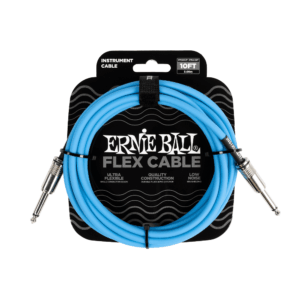 CABLE INSTRUMENTO FLEX JACK-JACK SS 3 m - Azul