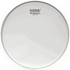 PARCHE BOMBO CODE 18" SIGNAL COATED (Blanco)