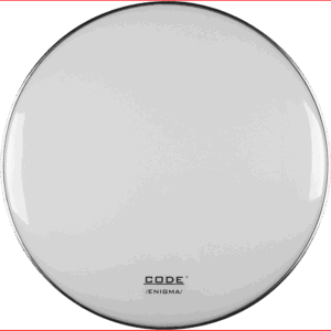 PARCHE BOMBO CODE RESONANTE 20" ENIGMA BLANCO