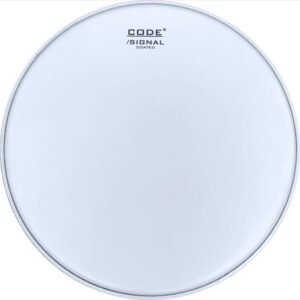 PARCHE TOM CODE 14" SIGNAL COATED (Blanco)