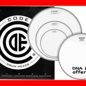 TOM PACK CODE DNA ROCK TRANSPARENTE (10,12,16" + DNA 14 ")