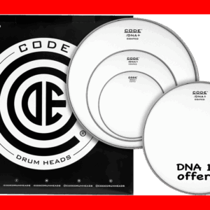 TOM PACK CODE DNA ROCK BLANCO (10,12,16" + DNA 14 ")