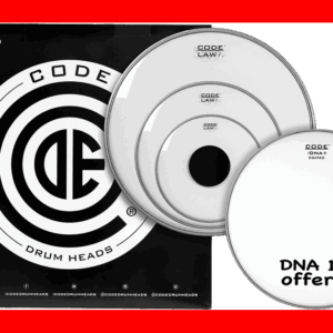 TOM PACK CODE LAW ROCK TRANSPARENTE (10,12,16" + DNA 14 ")