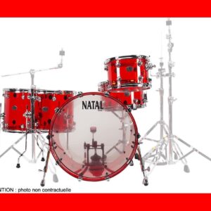 Set cascos Arcadia Acrylic (2218B/1208T/1412FT/1614FT) Rojo transp,