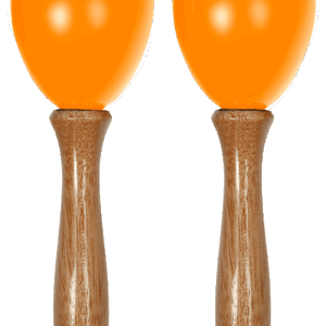 PAR DE  MARACAS PEQUEÑAS - AMARILLAS