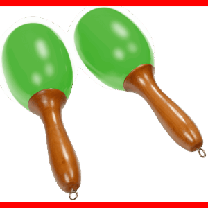 PAR DE  MARACAS GRANDES - VERDES