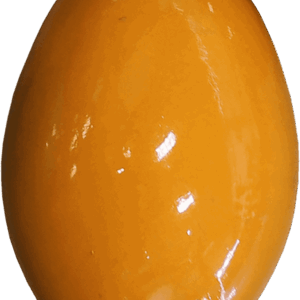 HUEVO SHAKER DE MADERA - AMARILLO
