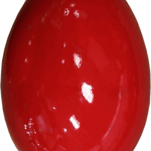 HUEVO SHAKER DE MADERA - ROJO