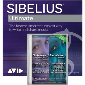 Sibelius Ultimate Perétuo - Estudiante/Profesor + PhotoScore & NotateMe y AudioScore Ultimate (caja)