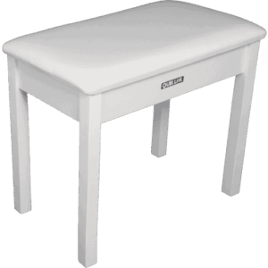 BANQUETA PIANO DELUXE PB50 MADERA - BLANCA MATE