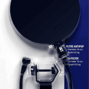 FILTRO ANTIPOP METAL - 16cm