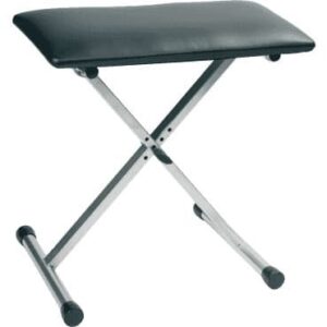 Asiento ajustable para teclado. En titanio