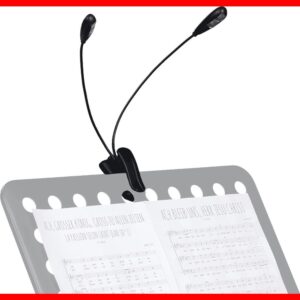 LÁMPARA ATRIL DUAL FLEXIBLE CLIP - 4 LED´s