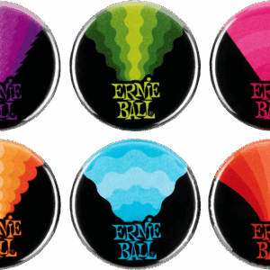 CHAPA ERNIE BALL "COLORS OF ROCK´N´ROLL" (Set de 6)