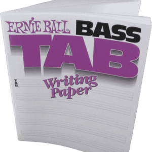 CUADERNO DE MÚSICA TABLATURA BAJO