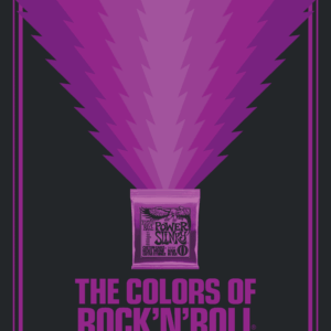 POSTER COLORS OF ROCK´N´ROLL POWER SLINKY