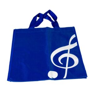 Bolsa azul clave de sol