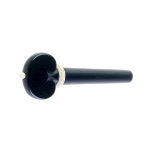 Clavija para violín de ébano modelo corazón pin y collar blanco 4/4 4/4