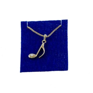 Collar corchea dorado