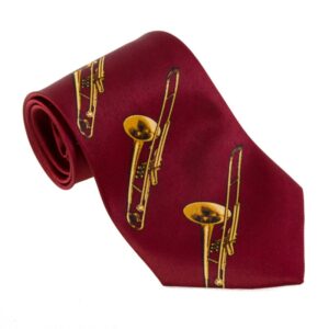Corbata trombón Azul