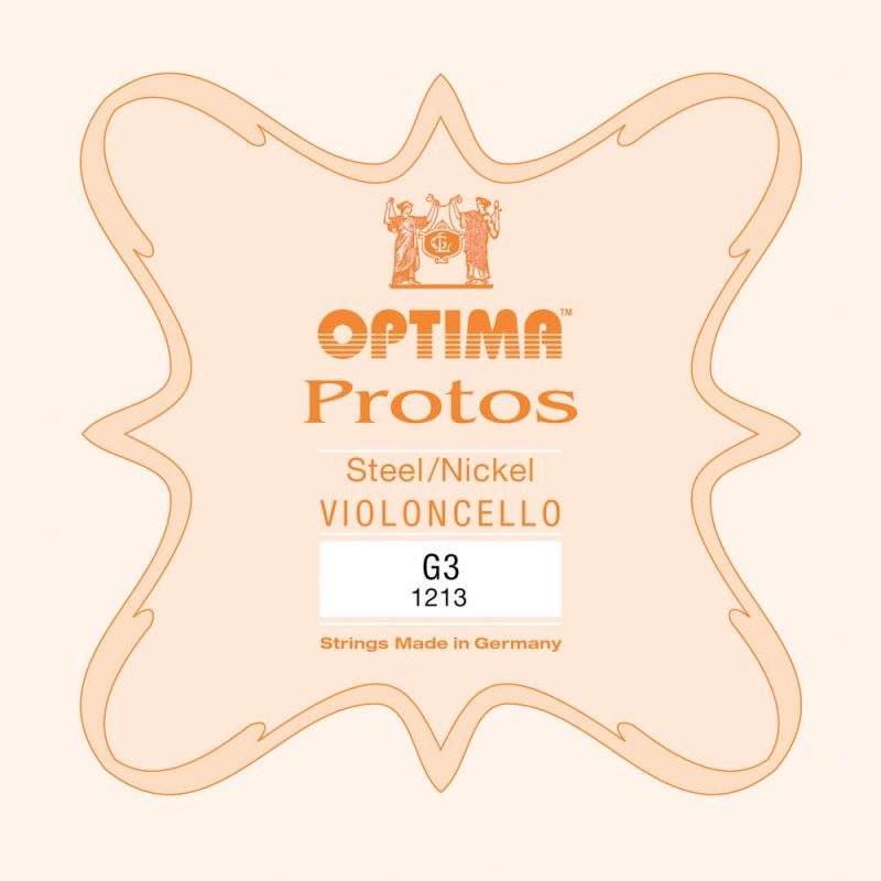 Cuerda cello Optima Protos 1213 3ª Sol Medium 3/4