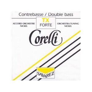 Cuerda contrabajo Corelli orquesta níquel 2ª Re Forte 4/4