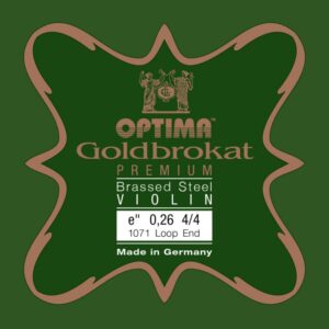 Cuerda violín Optima Goldbrokat Premium Brassed 1071 1ª Mi lazo 0.26 Medium 4/4