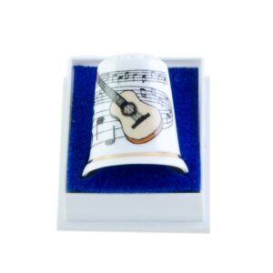 Dedal porcelana guitarra