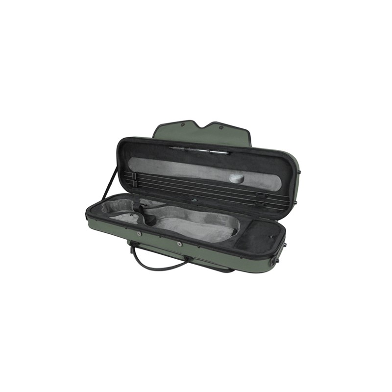 Estuche violín Pedi NiteFlash rectangular 4/4 4/4 Verde