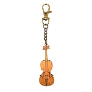 LLavero de madera violín