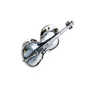 Pin cello plateado