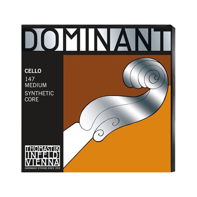 Set de cuerdas cello Thomastik Dominant 147 Medium 1/2