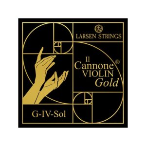 Cuerda violín Larsen Il Cannone Gold 4ª Sol oro 4/4 Medium 4/4