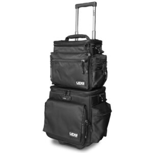 U9679BL/OR - ULTIMATE SLINGBAG TROLLEY SET DELUXE BLACK, ORANGE INSIDE